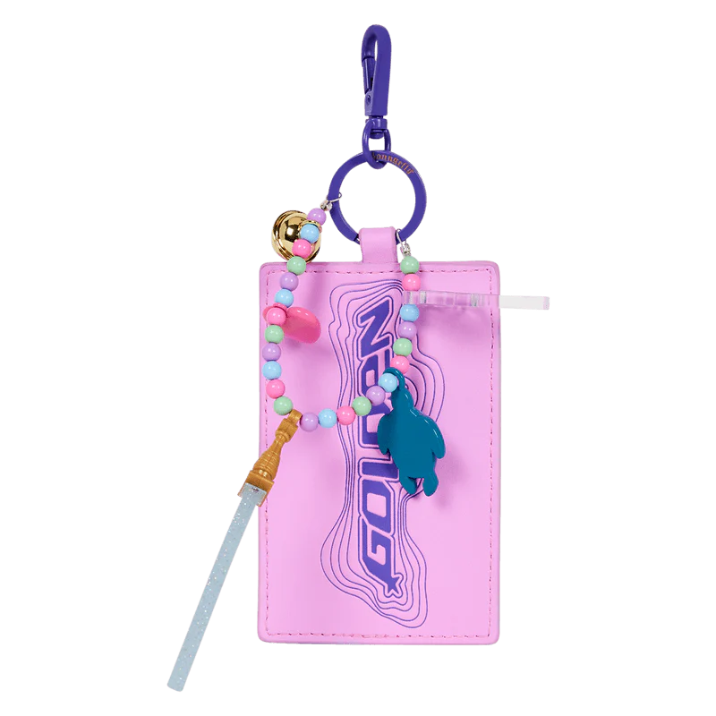 Loungefly K-Pop Demon Hunters HUNTR/X Mini Backpack with Photo Card Charm - Image 6