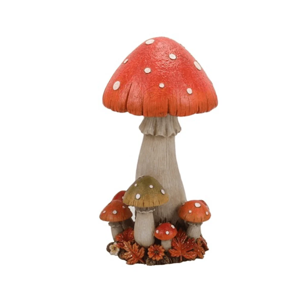 Large Autumn Toadstool Mushroom Decoration