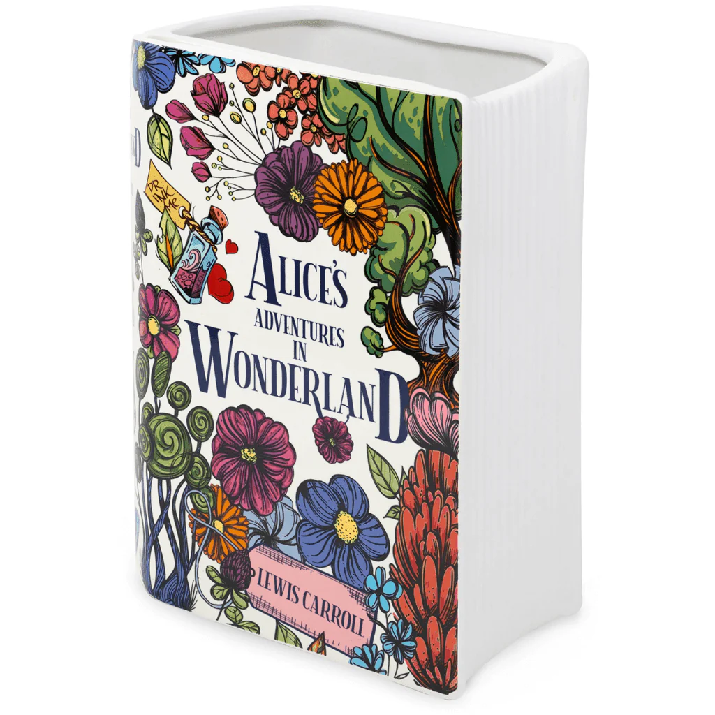 Large Book Vase – Alice’s Adventures in Wonderland - Image 2