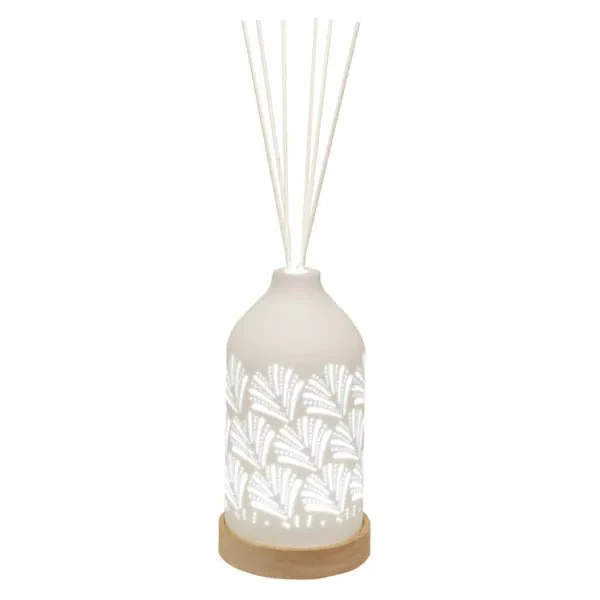 LED Ceramic Reed Diffuser – Fan Design