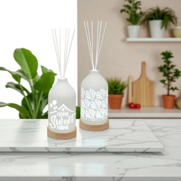 LED Ceramic Reed Diffuser – Fan Design - Image 4