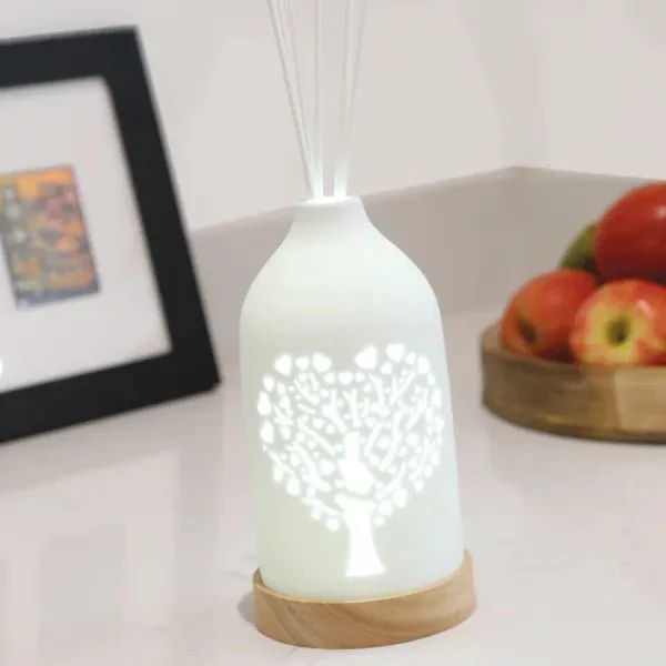 LED Ceramic Reed Diffuser – Tree Design - Image 4