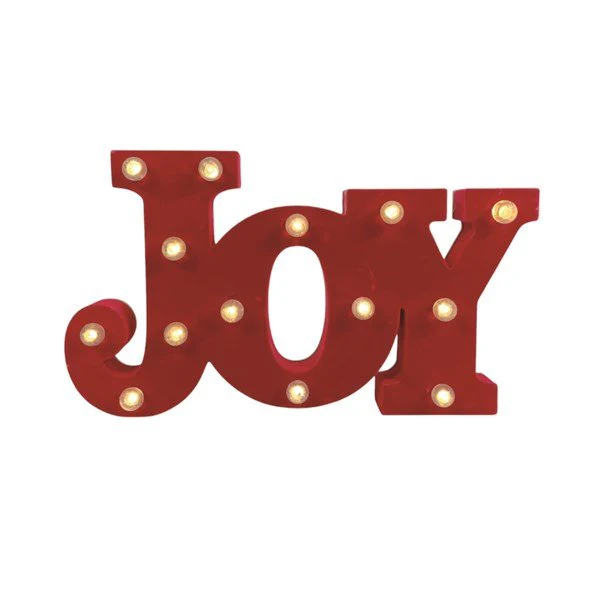 LED JOY Marquee Sign – Red