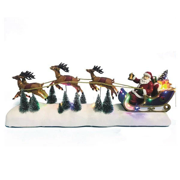 LED Santa Sleigh β Animated Christmas Decoration
