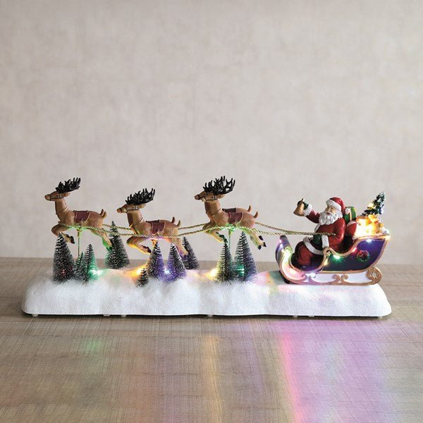 LED Santa Sleigh β Animated Christmas Decoration - Image 2
