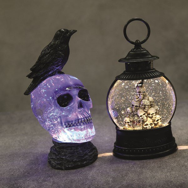 LED Skull Lantern Water Spinner - Image 3