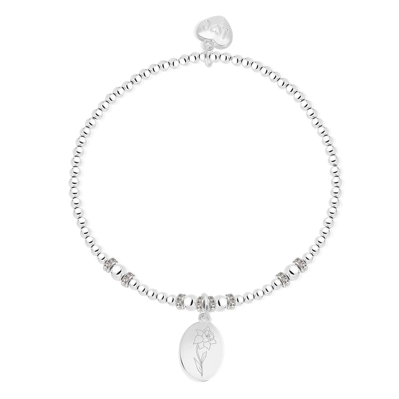 Life Charms Birth Flower Bracelet - March - Image 3
