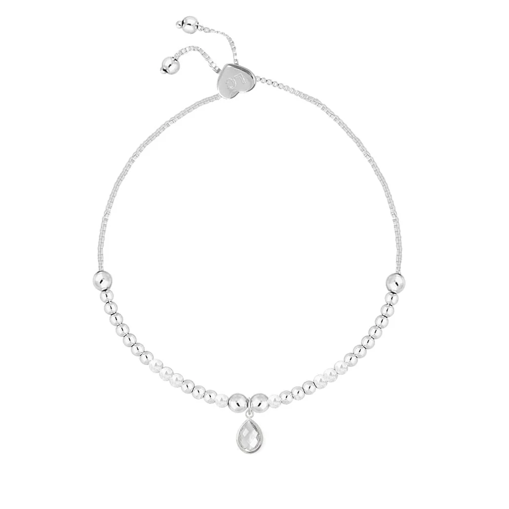 Life Charms Birthstone Bracelet - April - Image 3