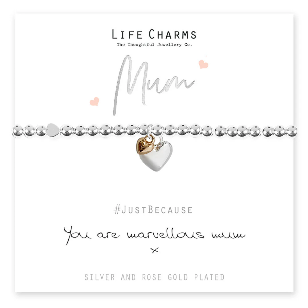 Life Charms Just Because Bracelet - Marvellous Mum