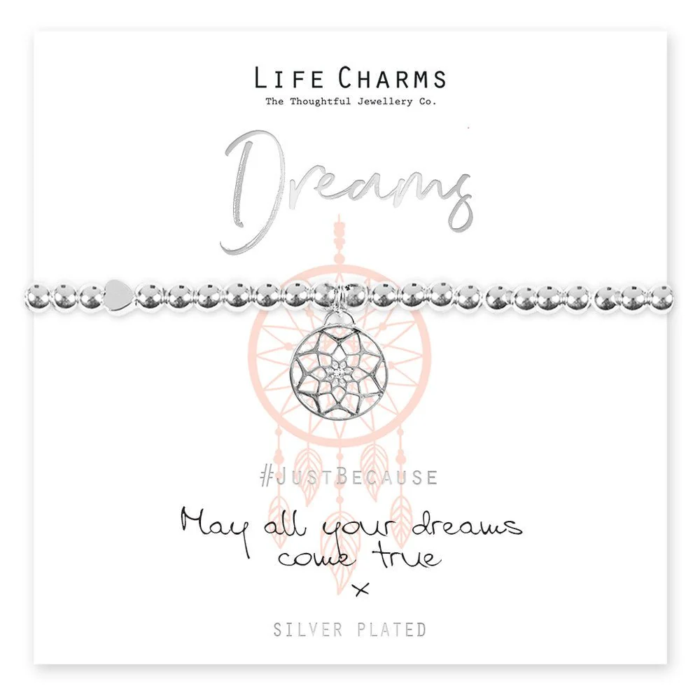 Life Charms Just Because Bracelet - May All Your Dreams Come True