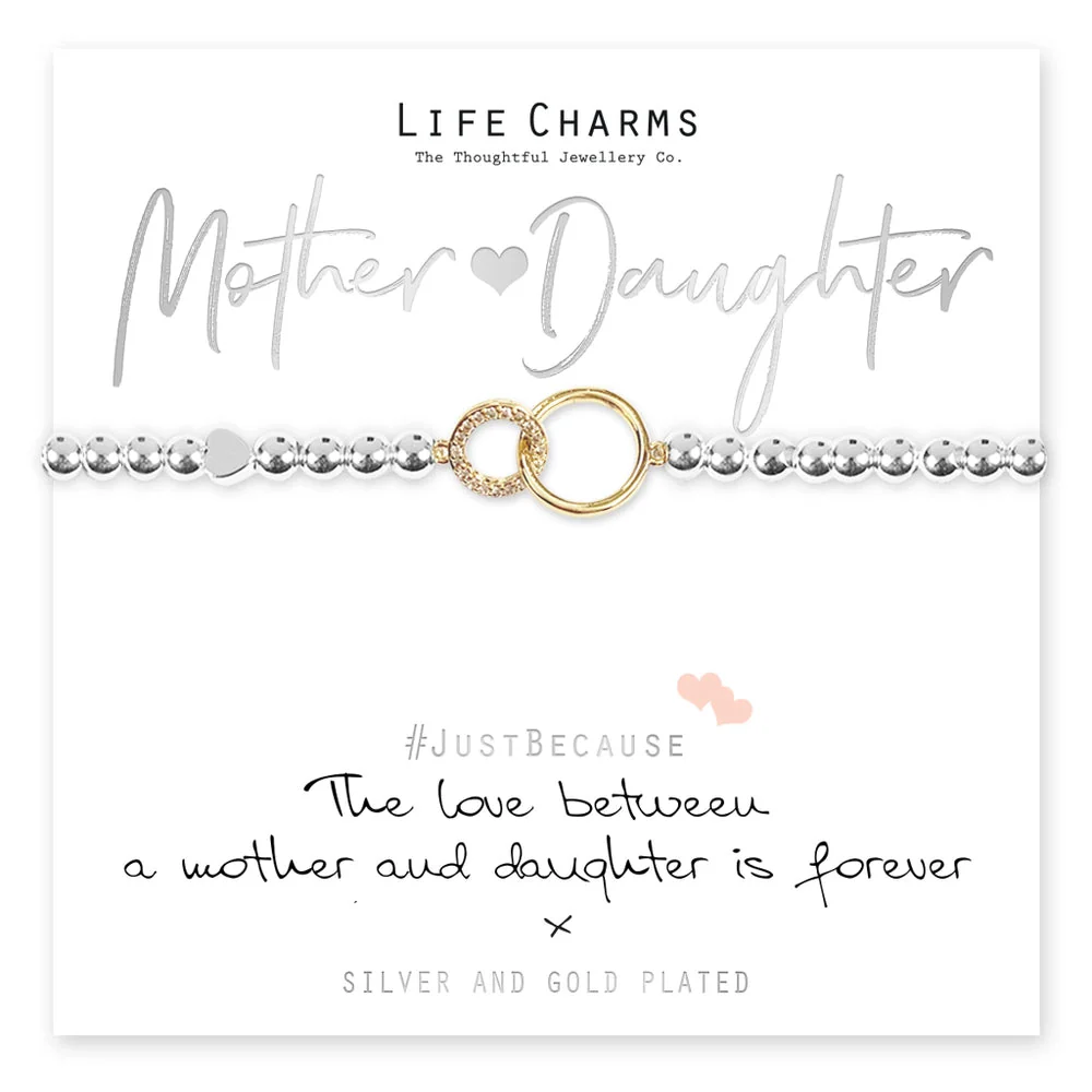 Life Charms Just Because Bracelet - Mother & Daughter