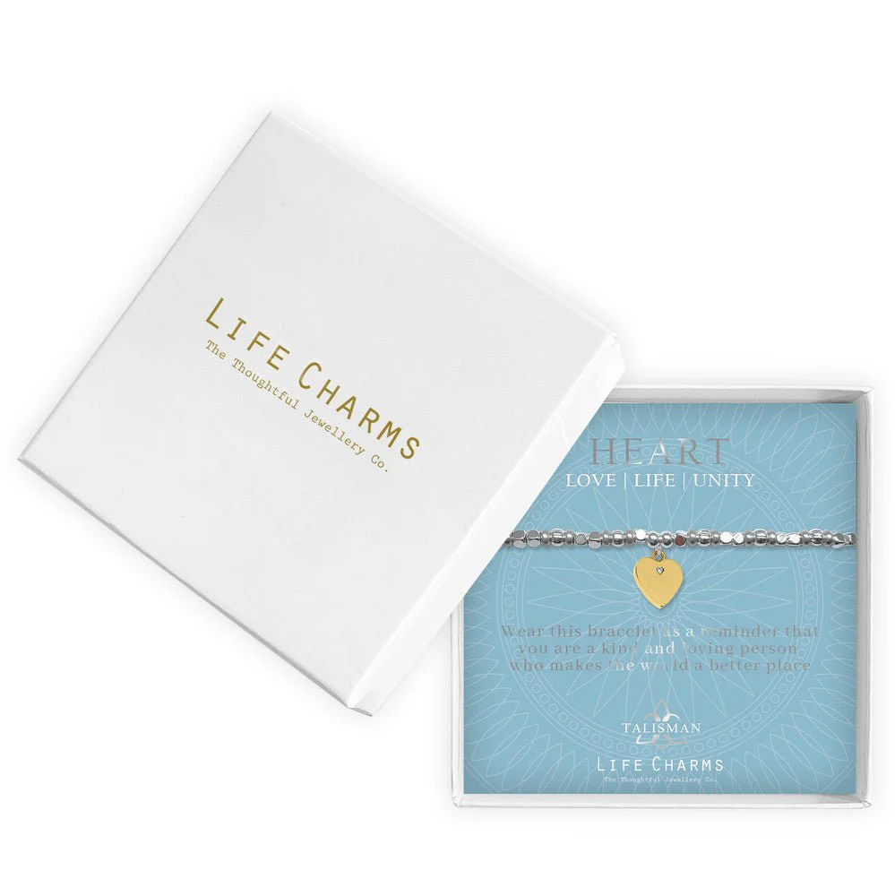 Life Charms Talisman Bracelet - Heart