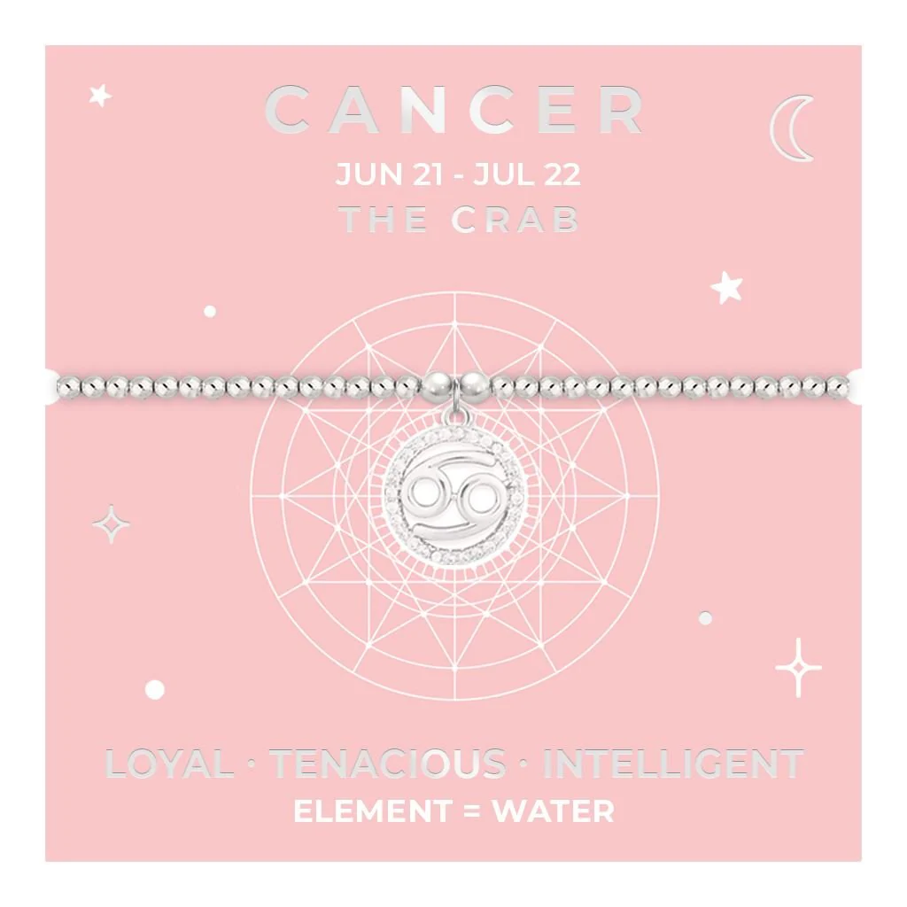 Life Charms Zodiac Bracelet - Cancer