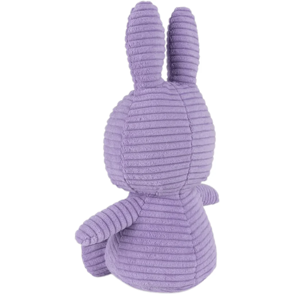 Lilac Corduroy Miffy Plush by Bon Ton Toys - Image 3