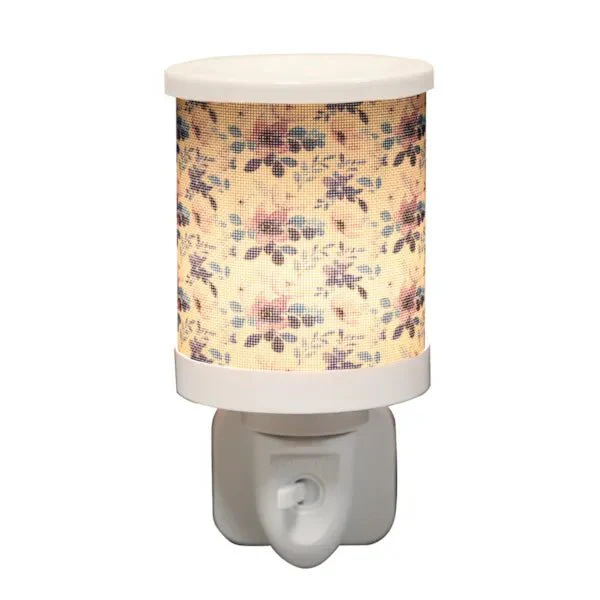 Lilac Floral Plug In Wax Melt Burner - Image 2