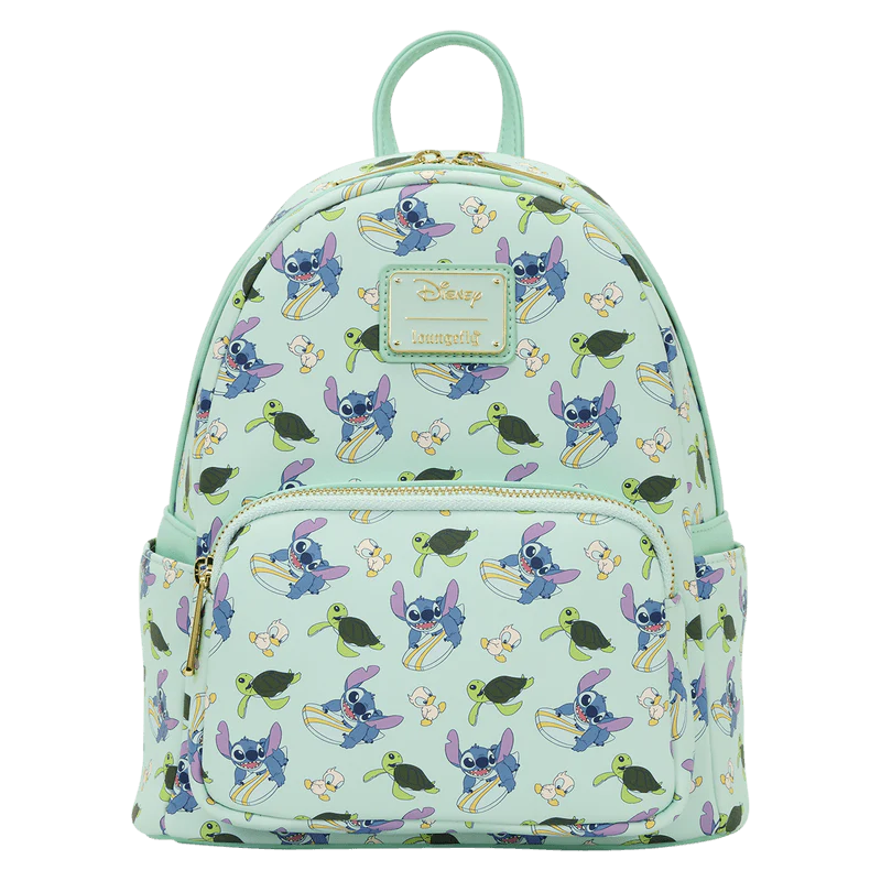 Loungefly Lilo & Stitch Animal Friends All-Over Print Mini Backpack