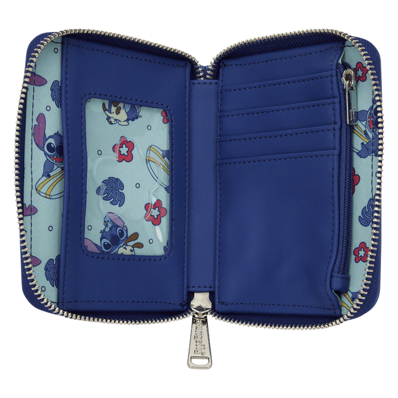 Loungefly Lilo & Stitch Animal Friends Zip Around Wallet - Image 4