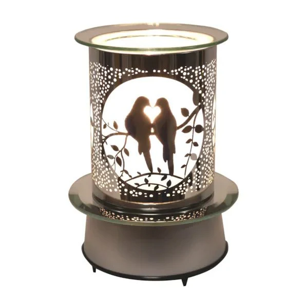 Lovebirds Electric Carousel Wax Melt Burner – Rotating Design