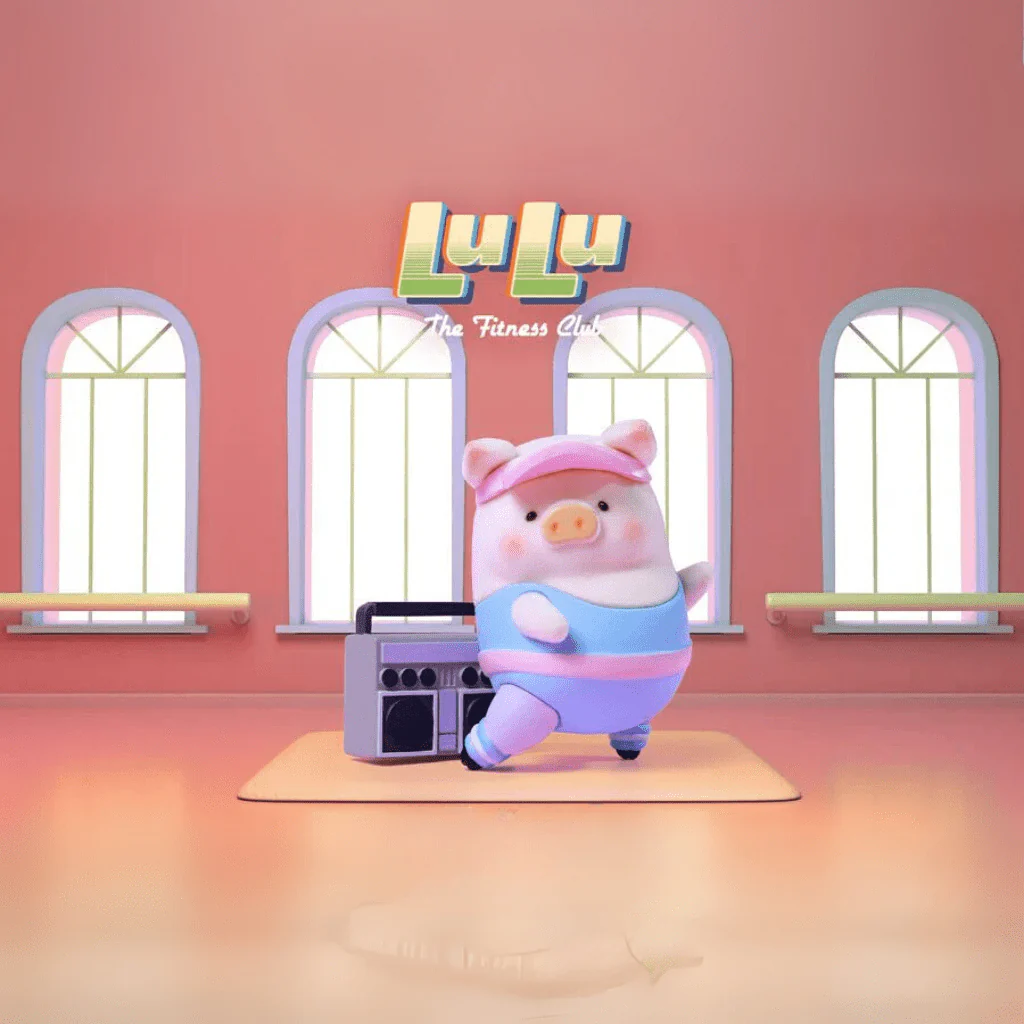 Lulu the Piggy Fitness Club Blind Box - Image 3