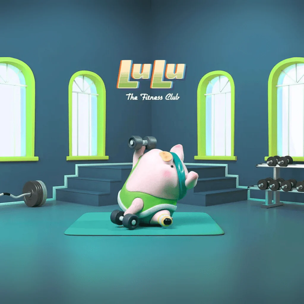 Lulu the Piggy Fitness Club Blind Box - Image 4