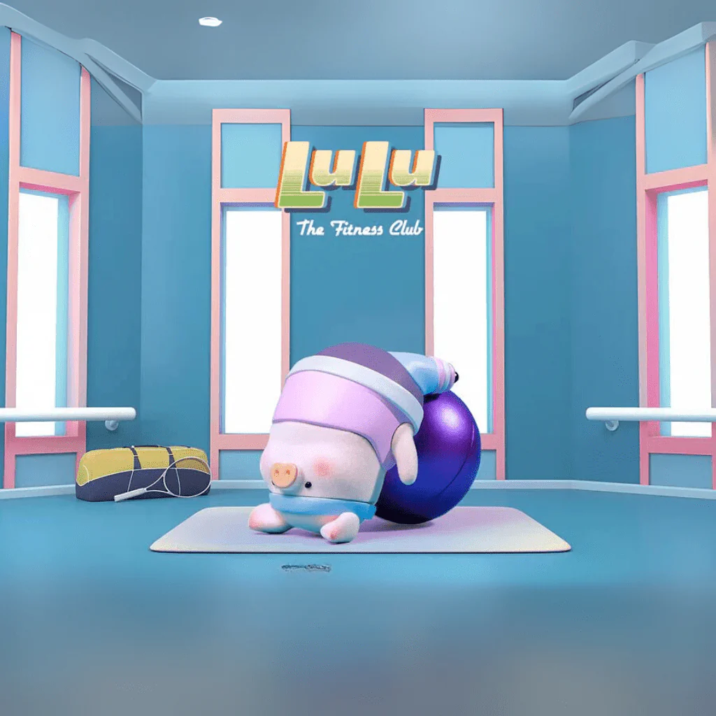 Lulu the Piggy Fitness Club Blind Box - Image 5