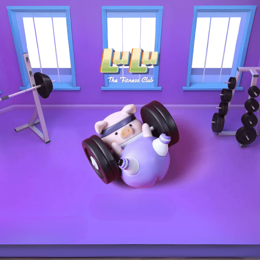 Lulu the Piggy Fitness Club Blind Box - Image 8