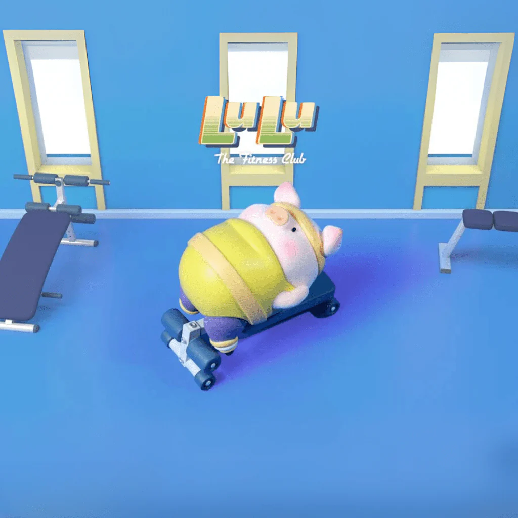 Lulu the Piggy Fitness Club Blind Box - Image 9