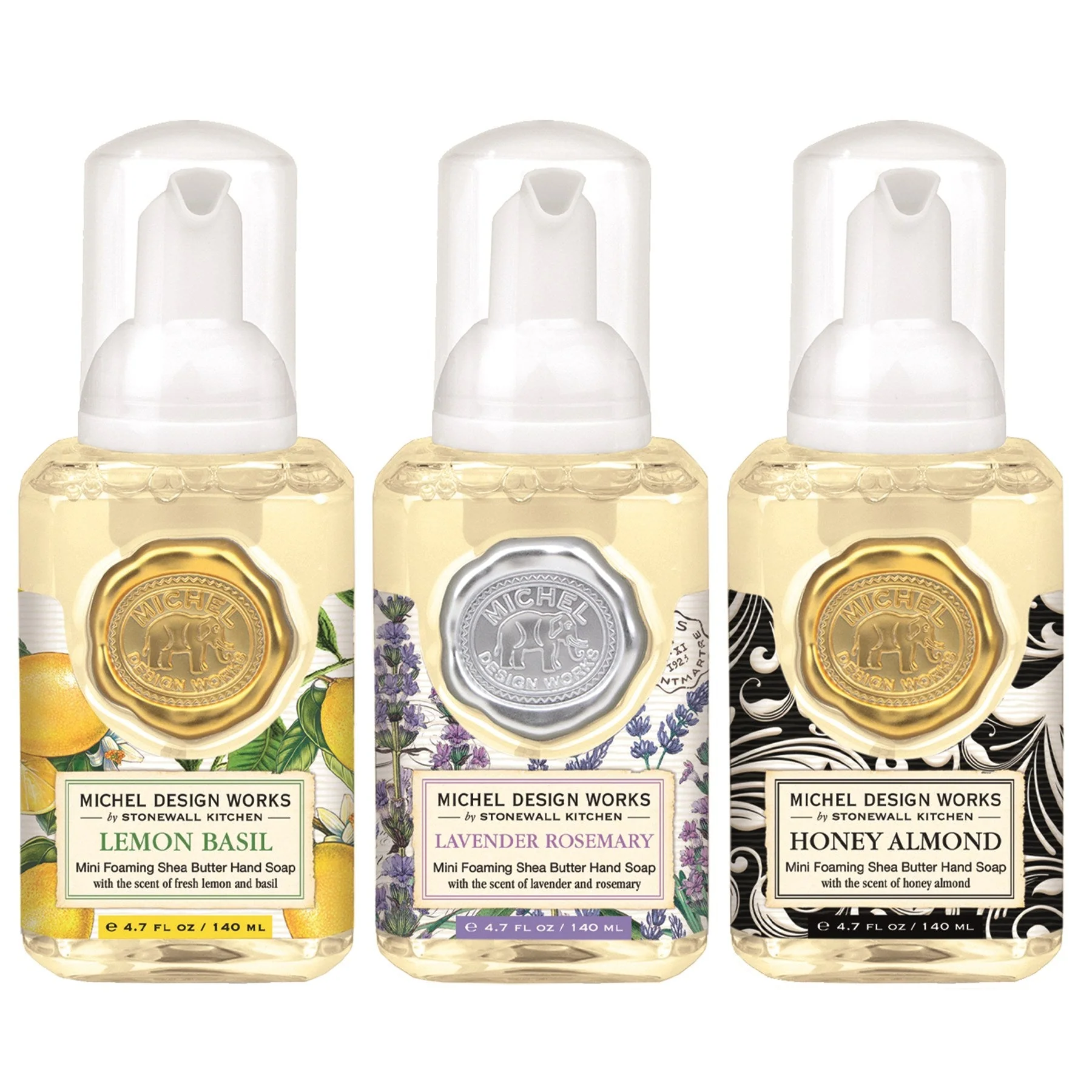 Michel Design Works - Classic Collection Mini Foaming Hand Soap Set