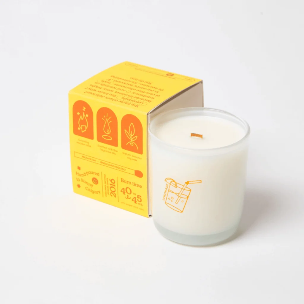 Milkjar Lemonade Coconut, Lime & Pine Coconut Soy Candle 8oz - Image 3
