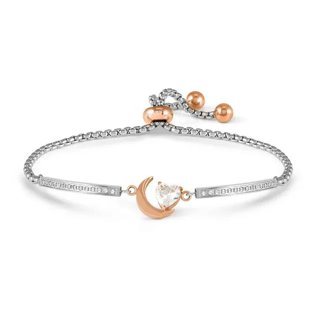 Milleluci Bracelet - Moon with CZ