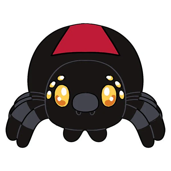 Mini Squishable Black Widow - Image 4