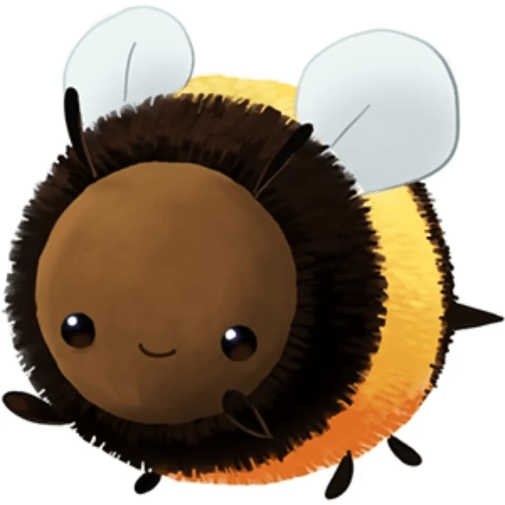 Mini Squishable Fuzzy Bumblebee - Image 4