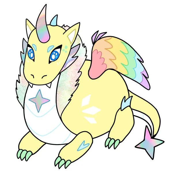 Mini Squishable Prismatic Dragon - Image 4