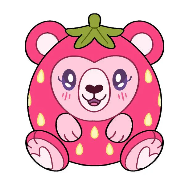 Mini Squishable Strawbeary - Image 4