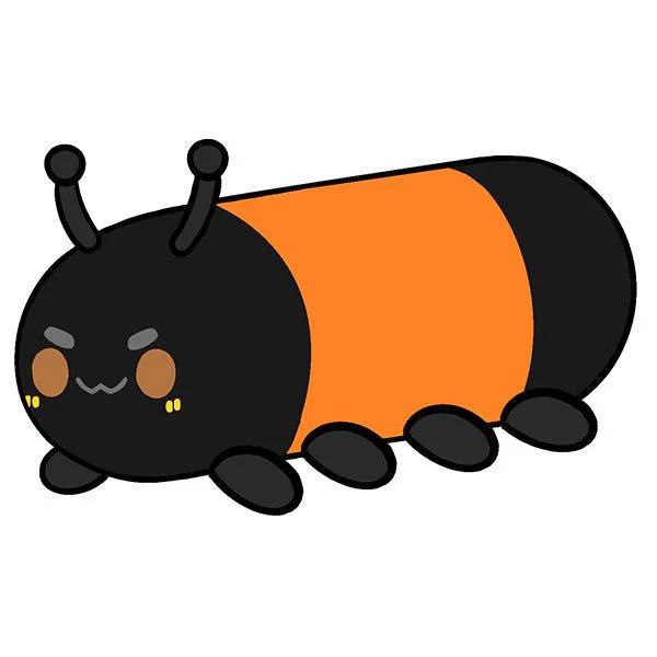 Mini Squishable Woolly Caterpillar - Image 4