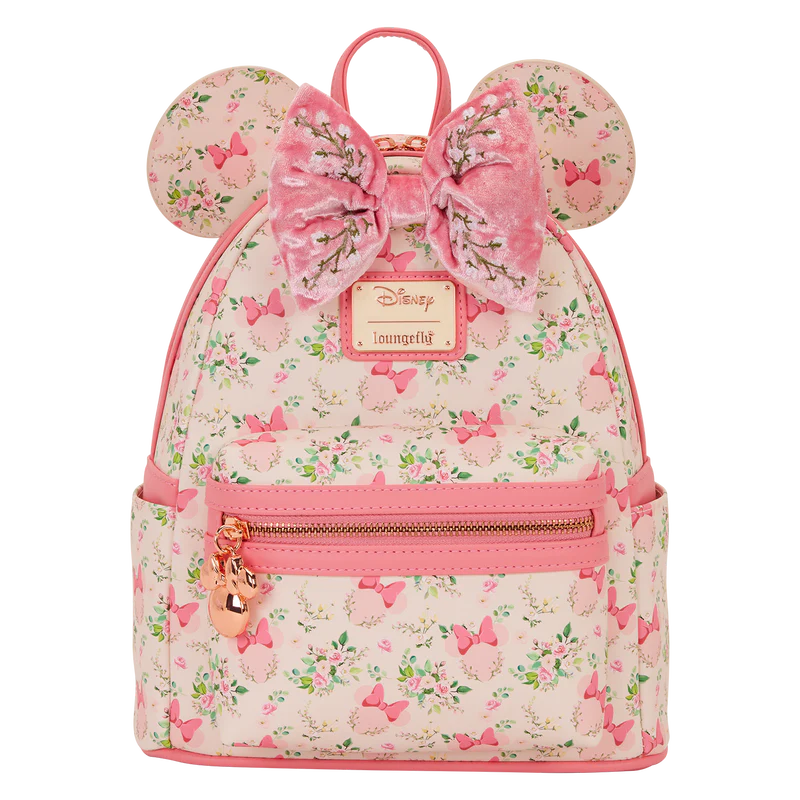 Loungefly Minnie Mouse Floral All-Over Print Mini Backpack
