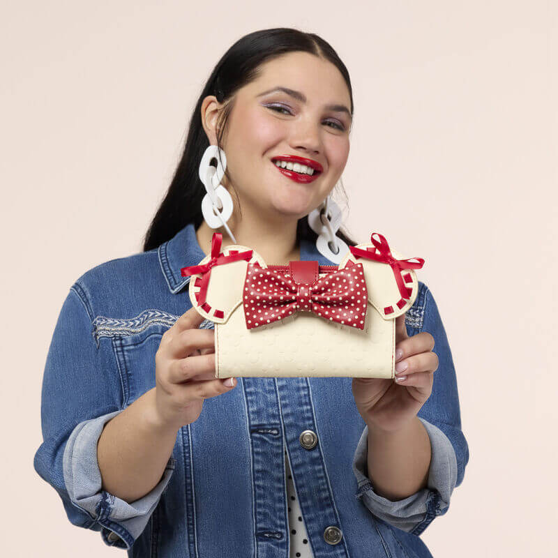 Loungefly Minnie Mouse Rocks the Dots Coquette Flap Wallet - Image 5