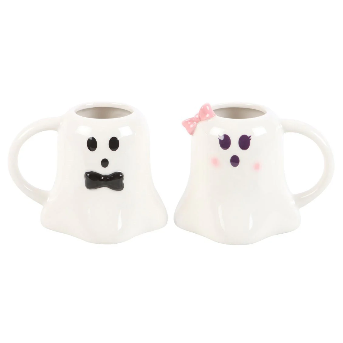 Mr & Mrs Boo Ceramic Mug Set