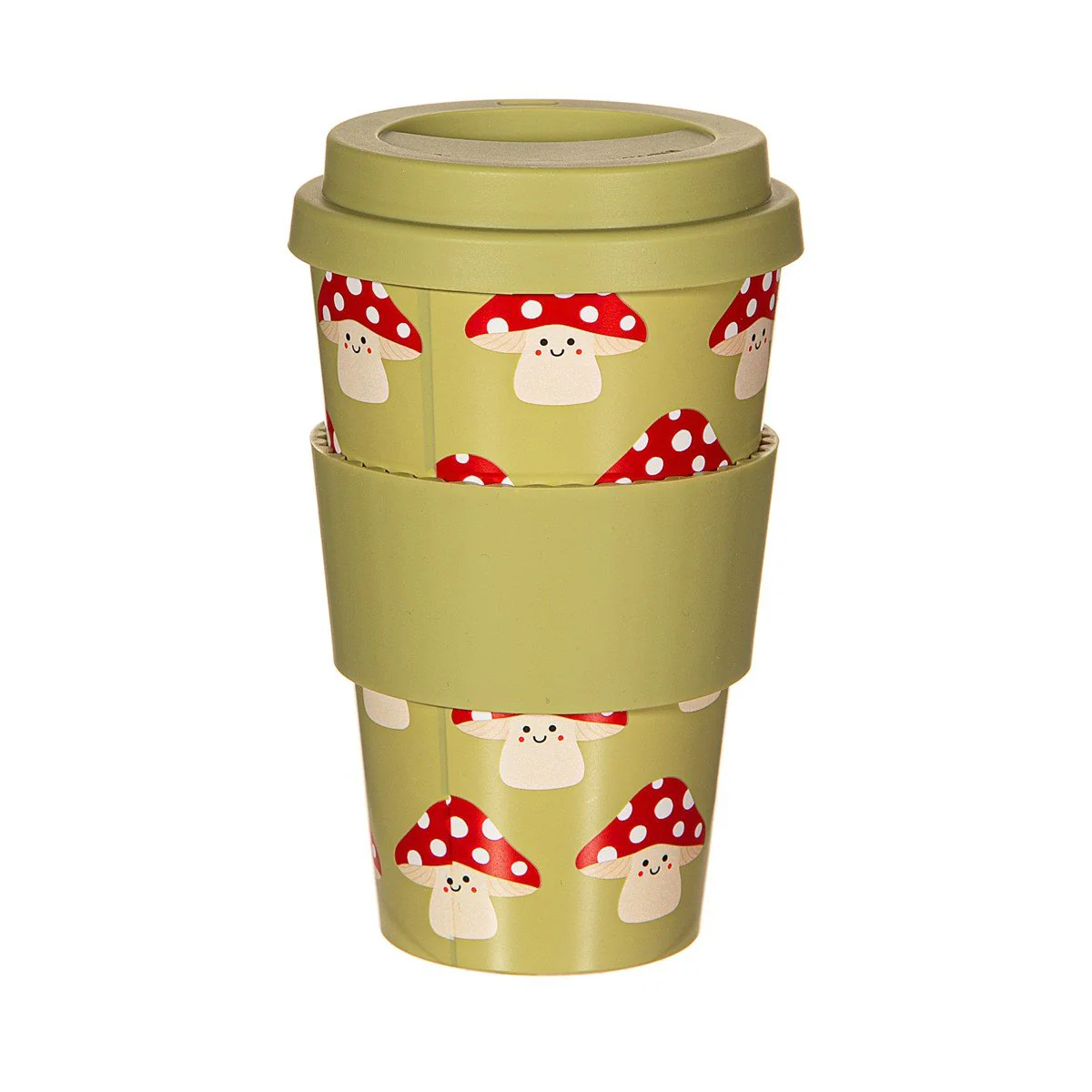 Sass and Belle Mushroom Travel Coffee Cup - Image 3