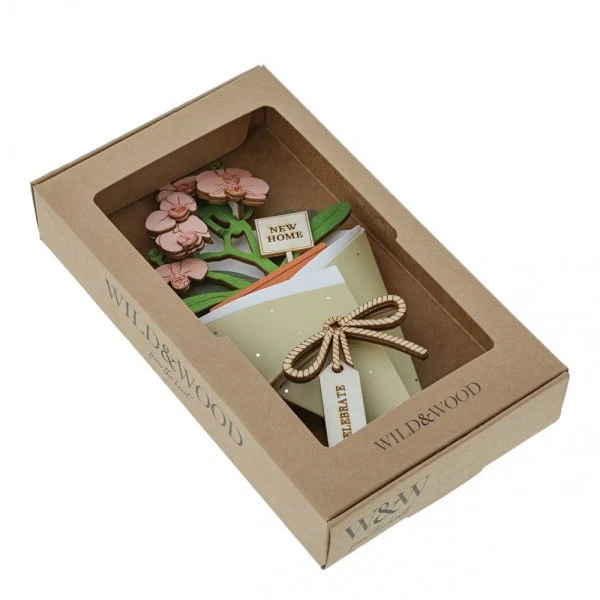 New Home 3D Flower Figurine Card - Image 7