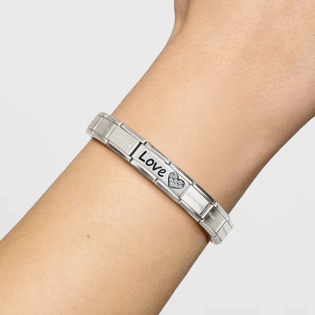 Nomination Composable Double Link - Love And Heart - Image 3