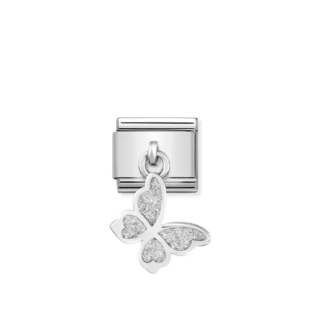 Nomination Composable Link - Glitter Butterfly Pendant