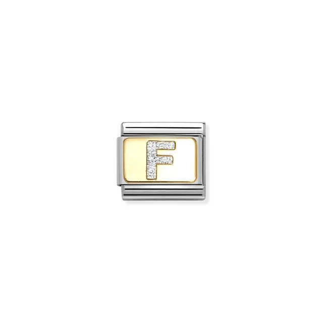 Nomination Composable Link - Glitter Letter F
