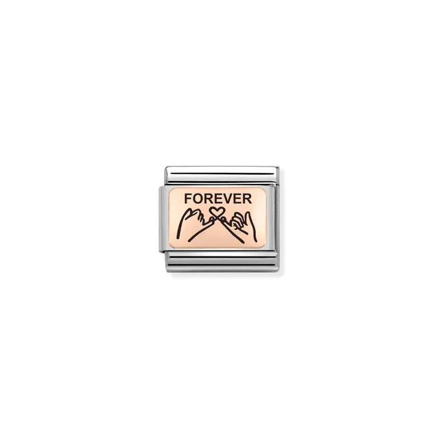 Nomination Composable Link Rose Gold - Forever Pinky Promise