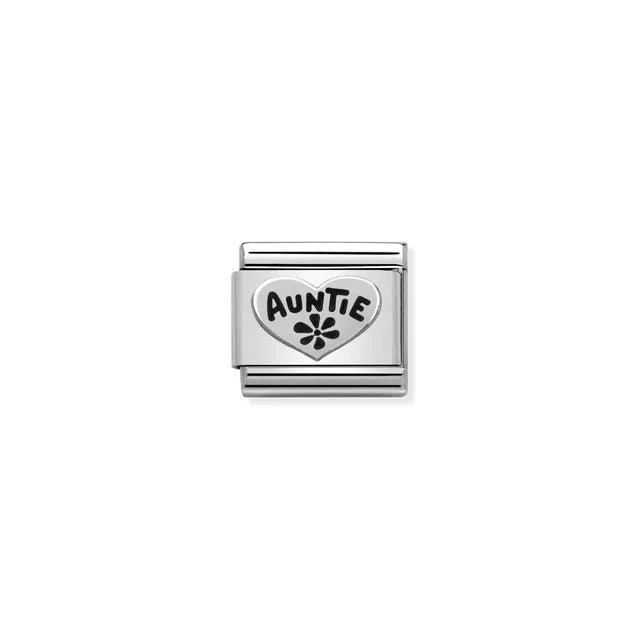 Nomination Composable Link Silver - Auntie Heart