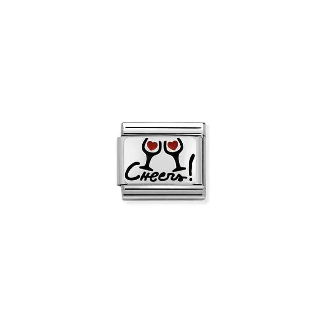 Nomination Composable Link Silver - Cheers In Enamel