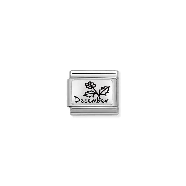 Nomination Composable Link Silver - December Flower