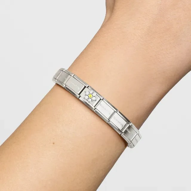 Nomination Composable Link - Silver Flower - Image 3