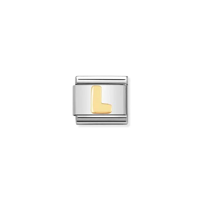 Nomination Composable Link Silver - Gold Letter L