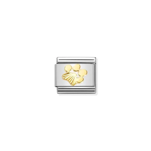 Nomination Composable Link Silver - Gold Paw Print